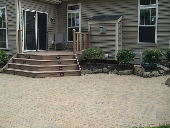 Unilock Patio & Trex Deck
