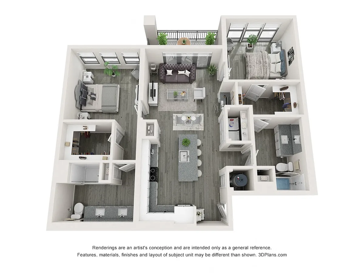 Floor plan 2B