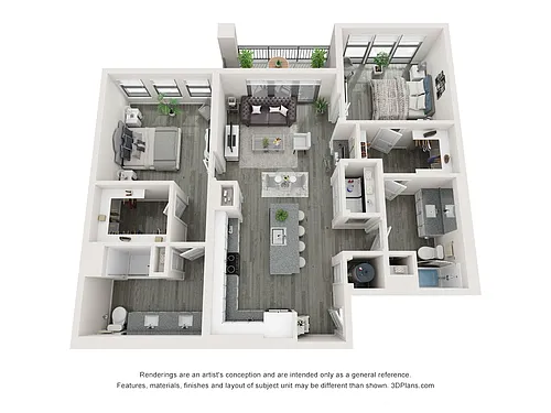 Floor plan 2B