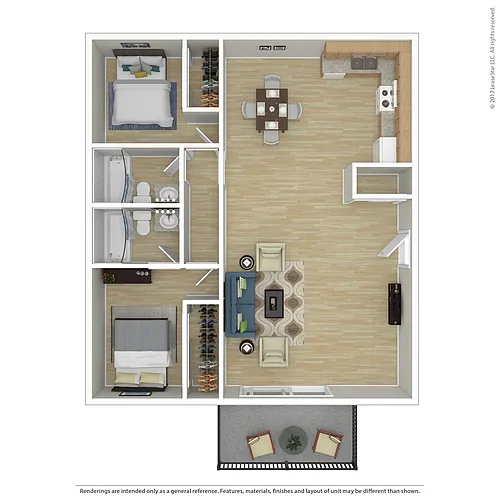 Floor plan 2X2