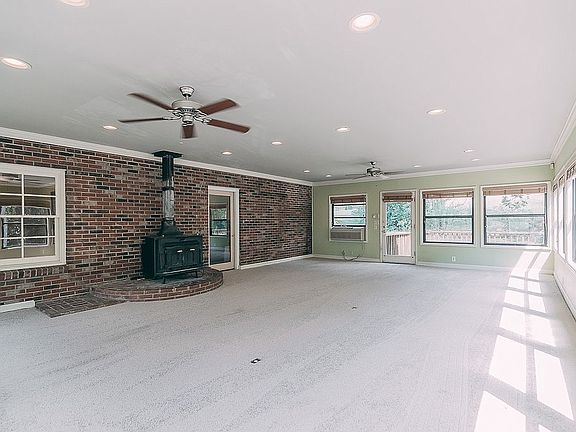 One of 3 fireplaces