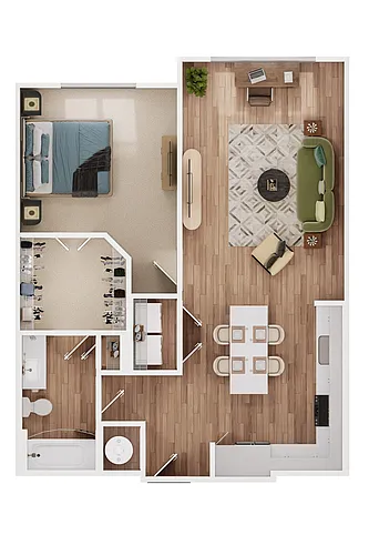 Floor plan 1B1