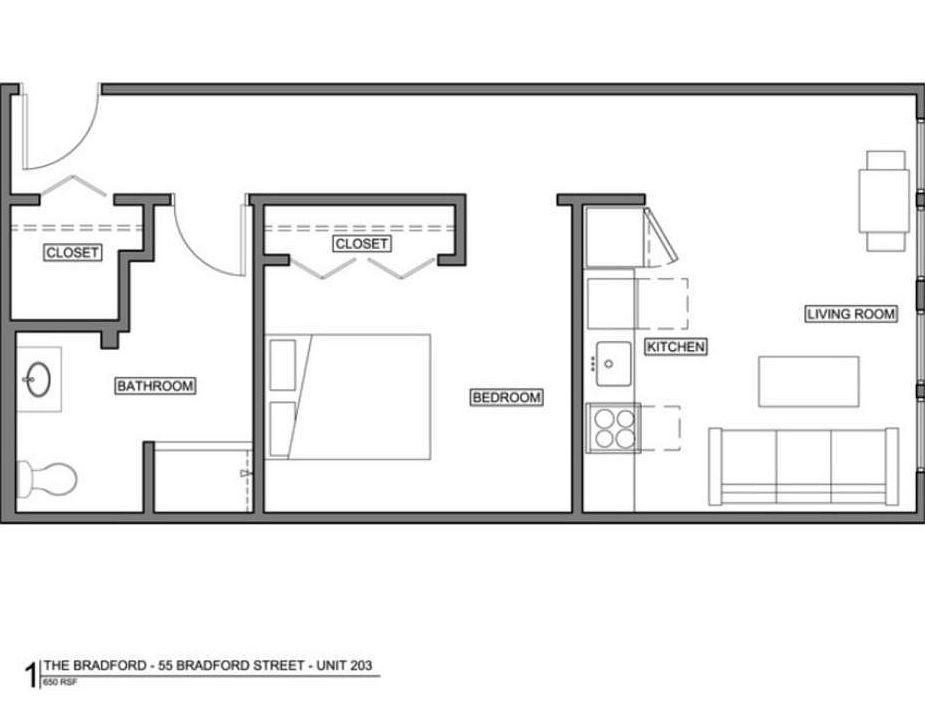 1st image of 55 Bradford St Ste 202