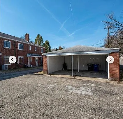 Garage exterior