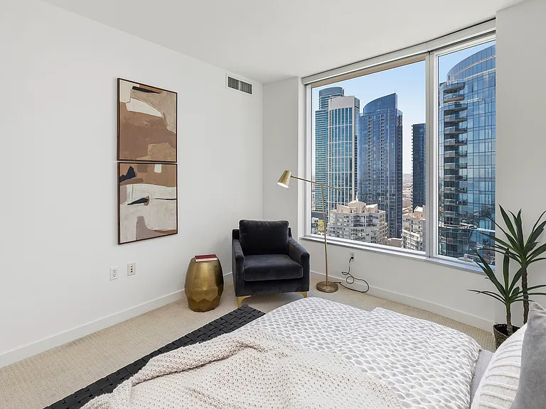 2nd bedroom with nice southern city views