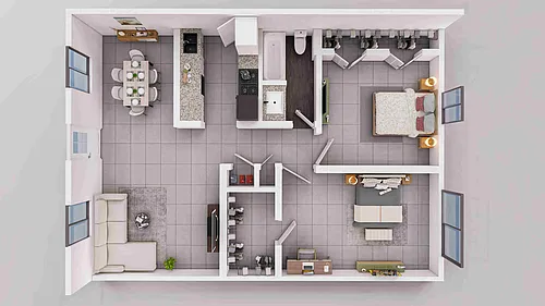 Floor plan 2X1