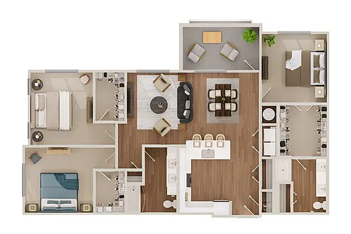 Floor plan 3A
