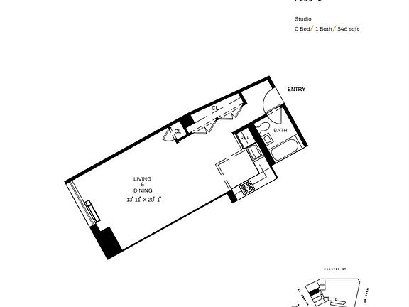 2nd image of 63 Wall St APT 204