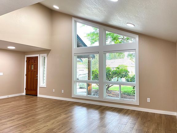 Spacious great room with all new energy efficient windows.