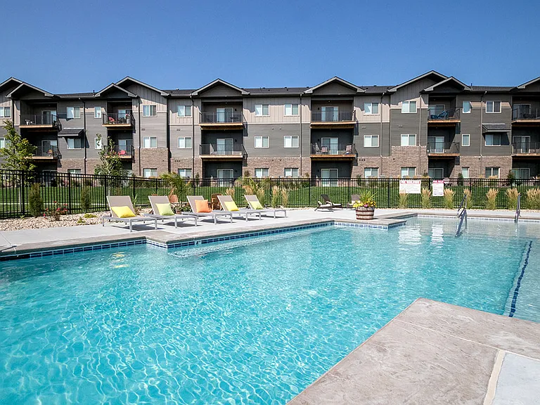 Luxury pool at Avenue 204.