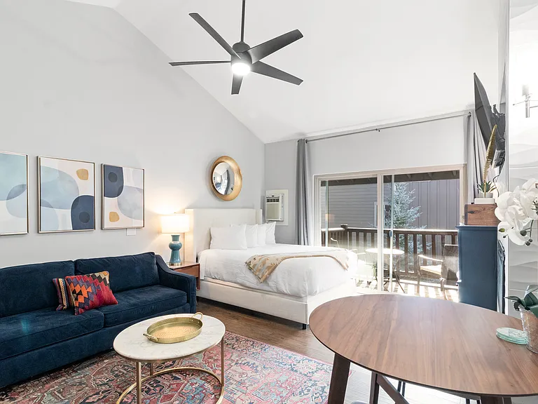 Living Area with Dining table for 2