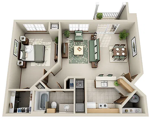 Floor plan A1