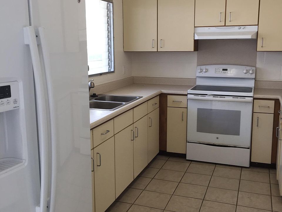 Kitchen with new refrigerator
