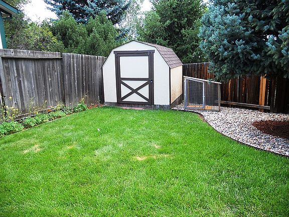 Storage Shed included