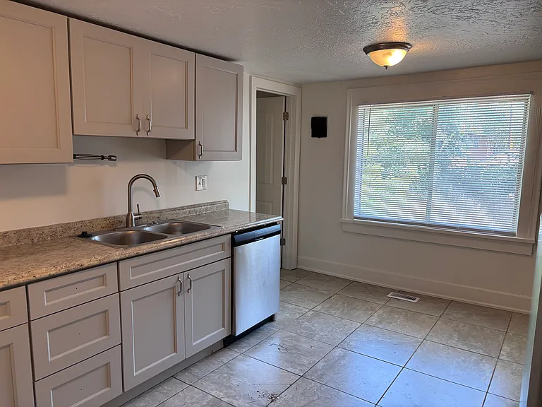 New stainless dishwasher plus lots of cabinets