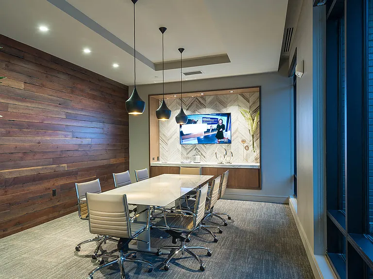 Our conference rooms includes presentation capabilities