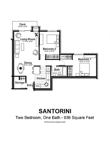 Floor plan Santorini