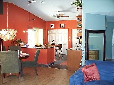 opened up Kitchem & dining room