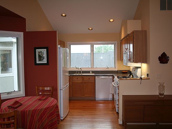 dining area and kitchen