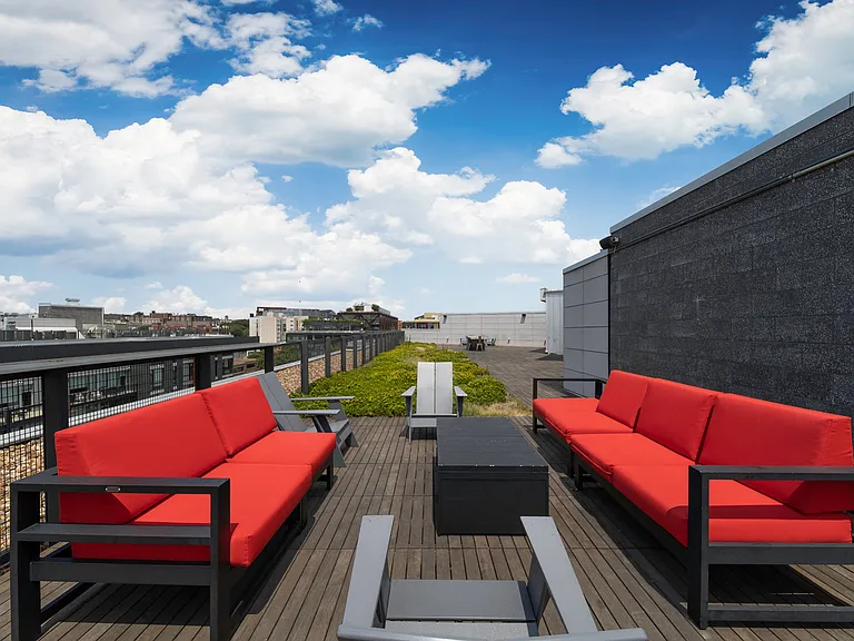 Rooftop deck