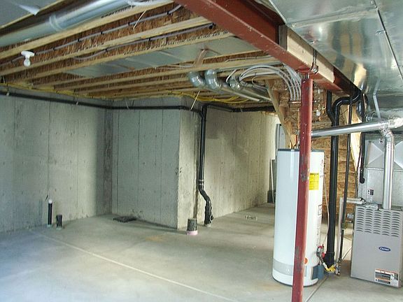 Large Unfinished Basement
