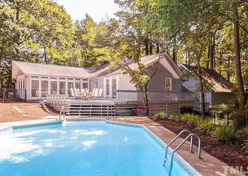 Pool facing the front house
