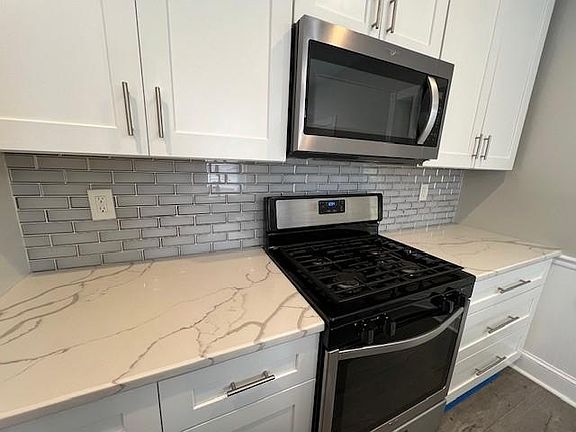 Great marble counters and backsplash