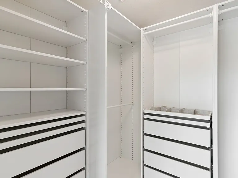 Custom walk-in closet