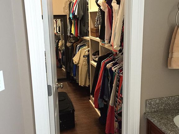 Large walk in master closet