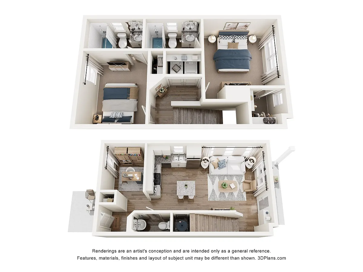 Floor plan B2- Ashford Townhome
