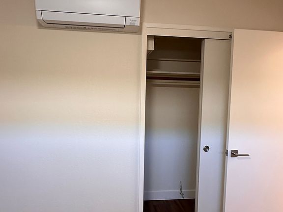 bedroom closet and hvac