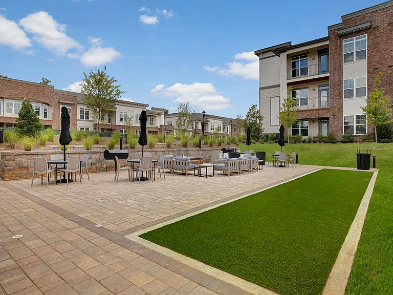 Outdoor Seating, Fire Pit, and Grill