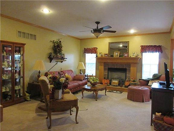 LIVING ROOM - GAS LOG FIREPLACE