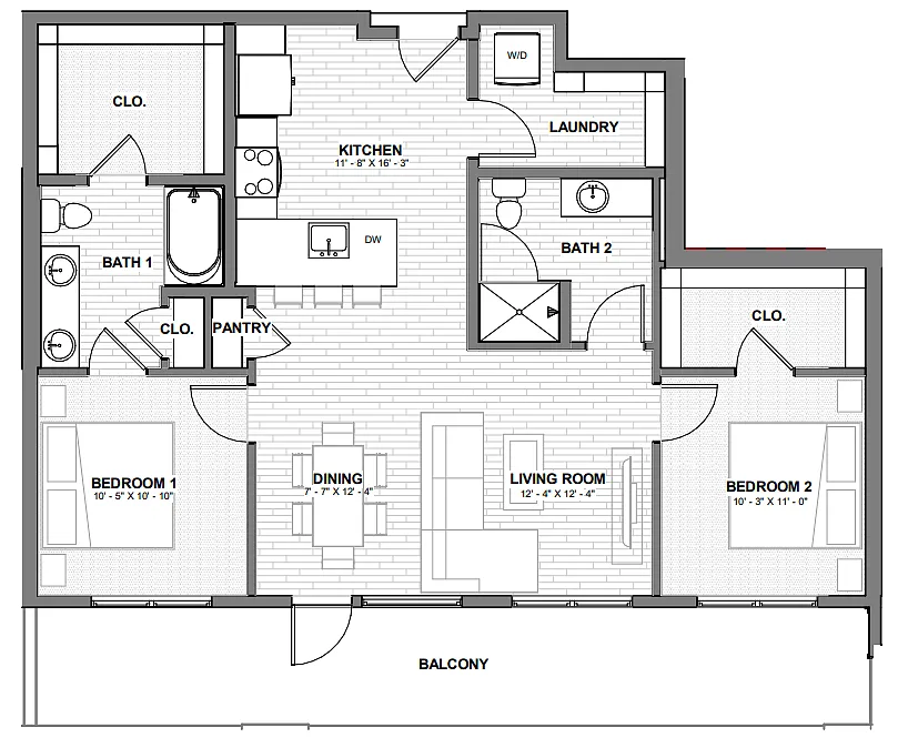 Floor plan Carson - B
