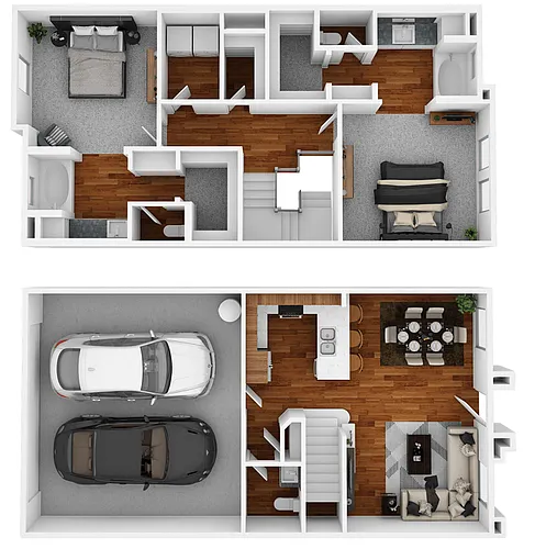 Floor plan Two Bedroom