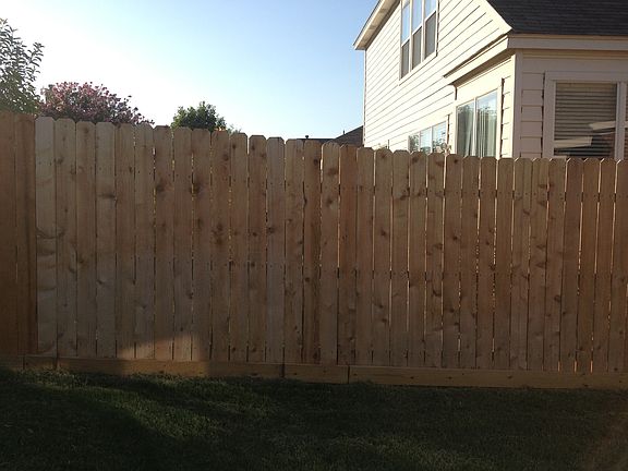 New fence