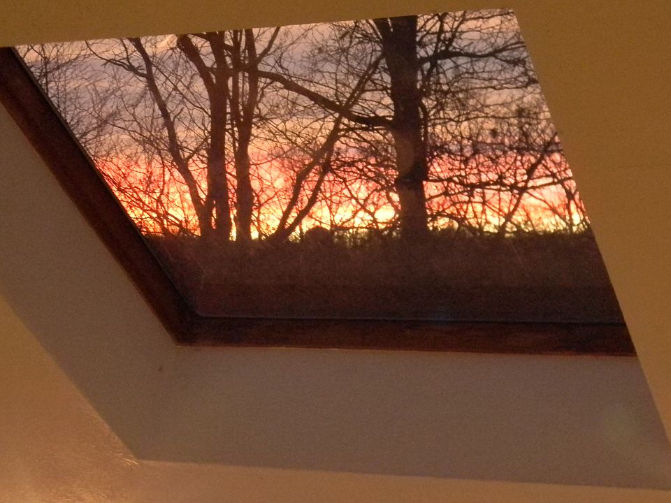 A November Skylight Sunset 
