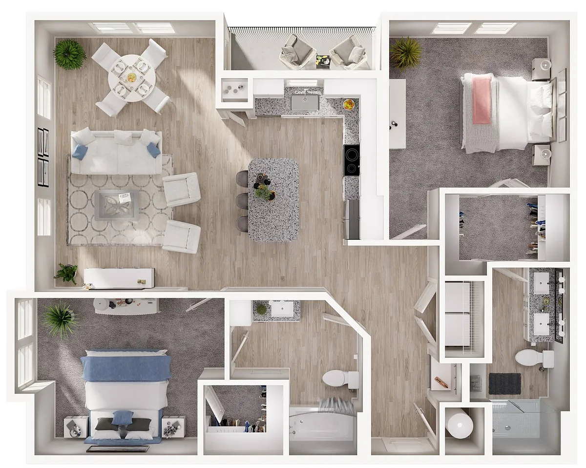 Floor plan B2 M1