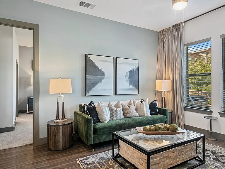 Vinyl flooring in common areas