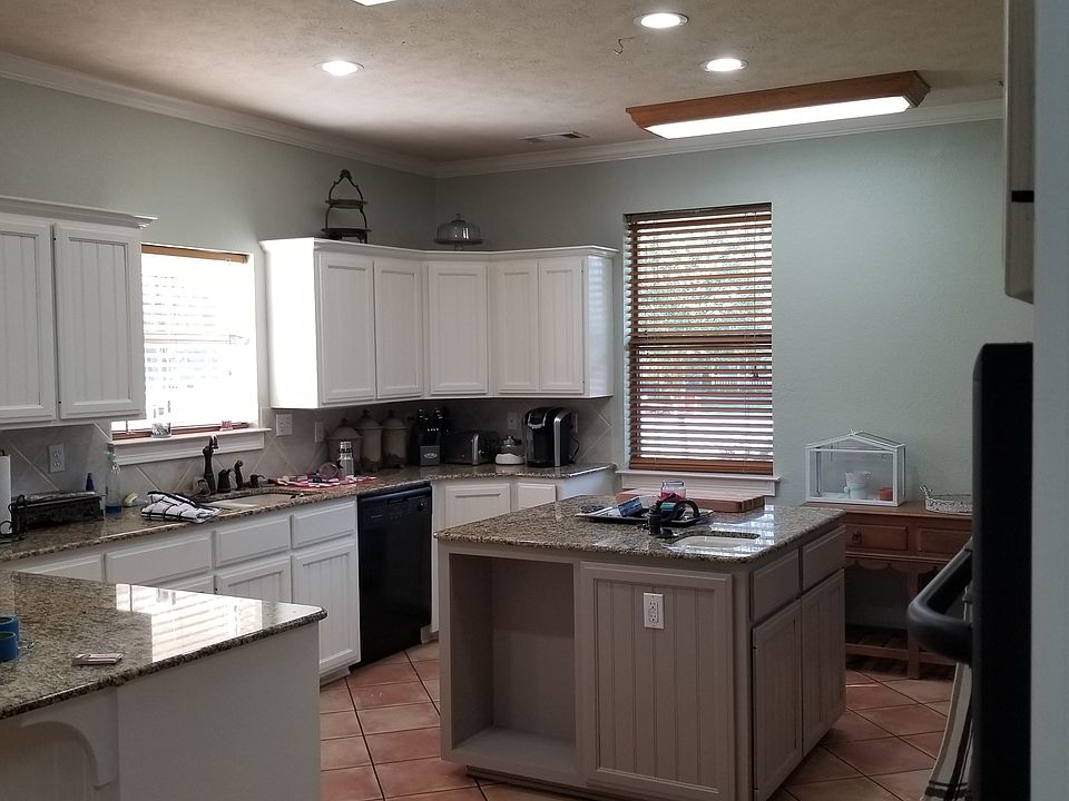 Freshly painted cabinets!
