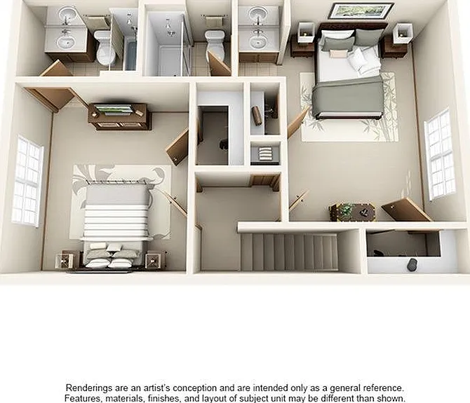 2 Bedroom | 2.5 Bath | 1180 SF 2 Bedroom | 2.5 Bath | 1180 SF