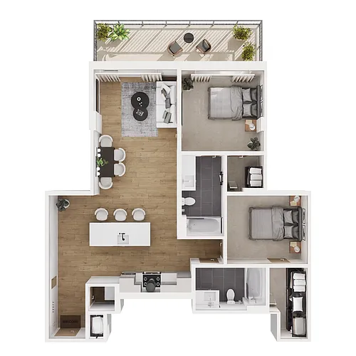 Floor plan B-C211