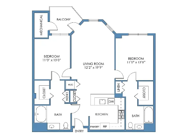 Floor plan B2 Pru