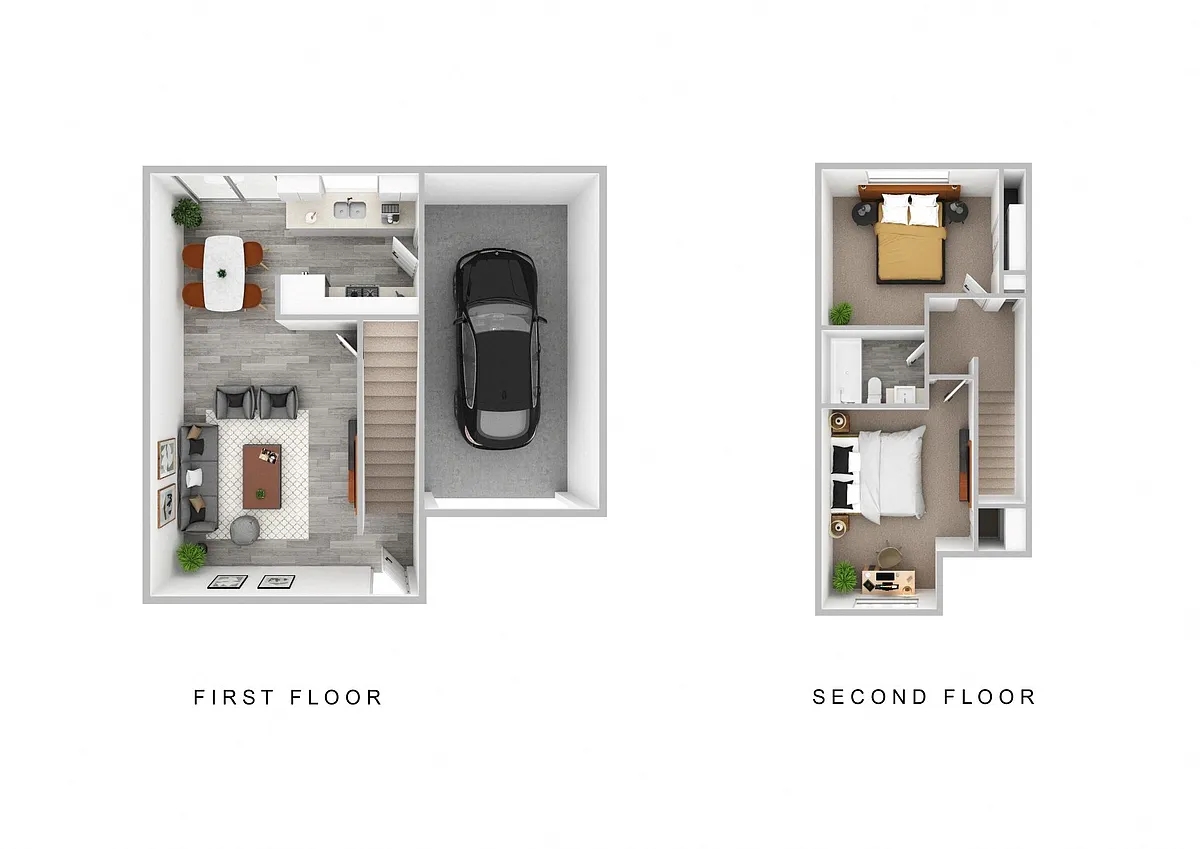 Floor plan Two Bedroom