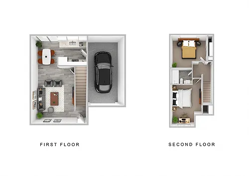 Floor plan Two Bedroom