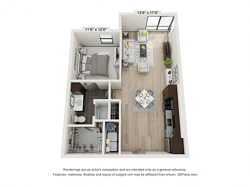 Floor plan The Madison - A4