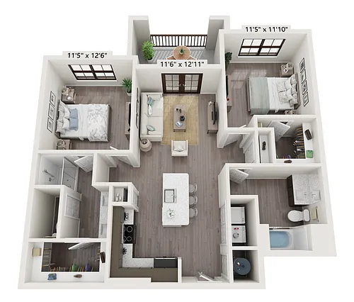 Floor plan B2B