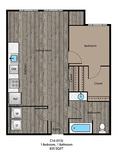 Floor plan Ross Island
