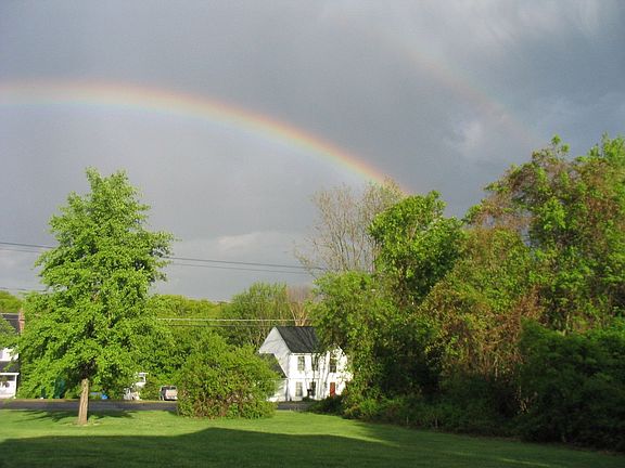 view from front porch