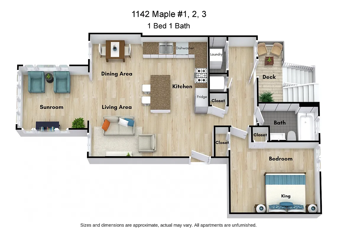 Floor plan 1 Bed